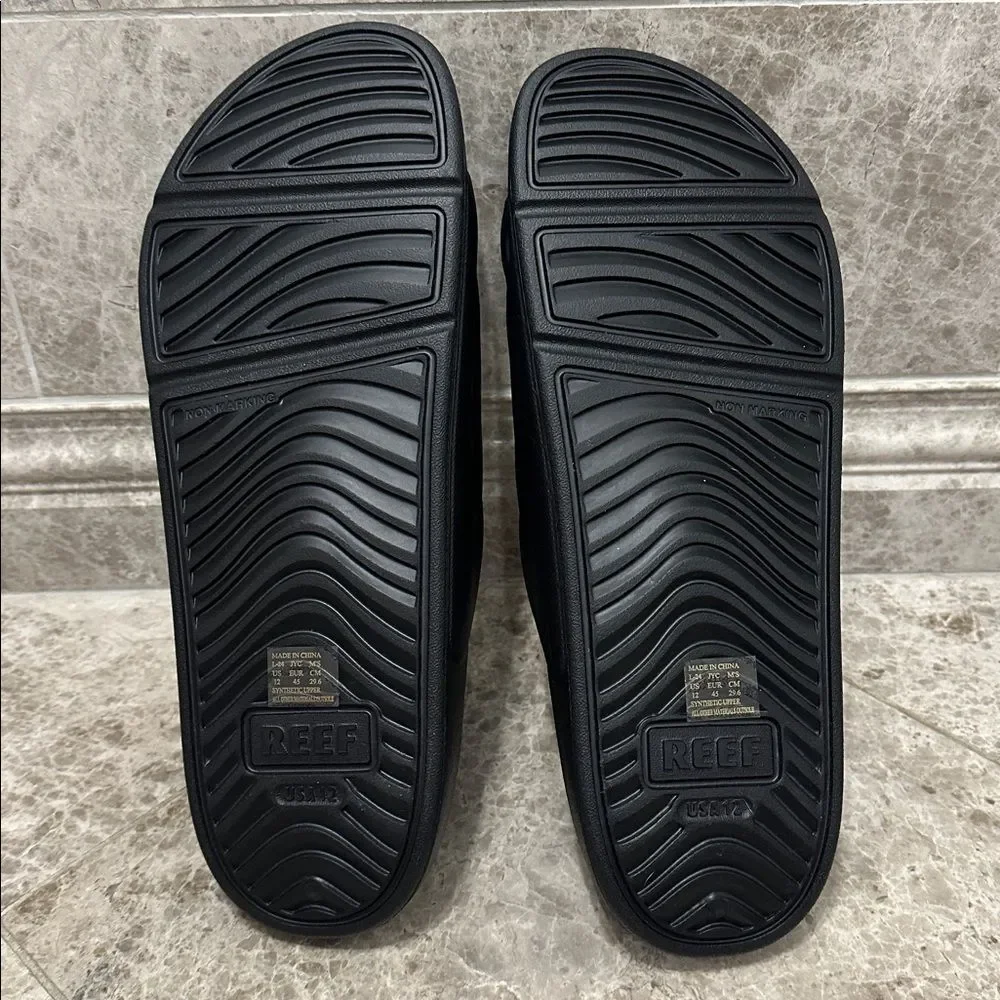 Reef Oasis Two Bar Slide Sandals NEW Mens Size 12 Black